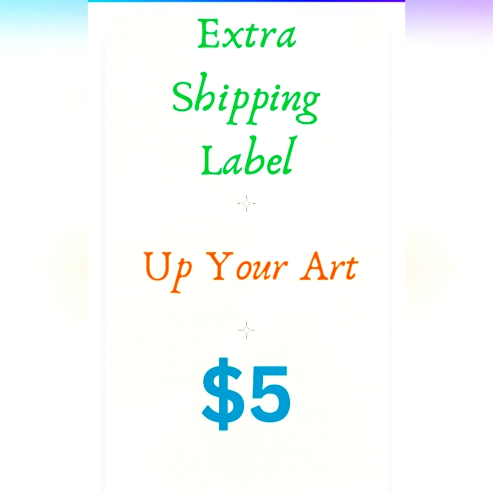 Extra shipping label